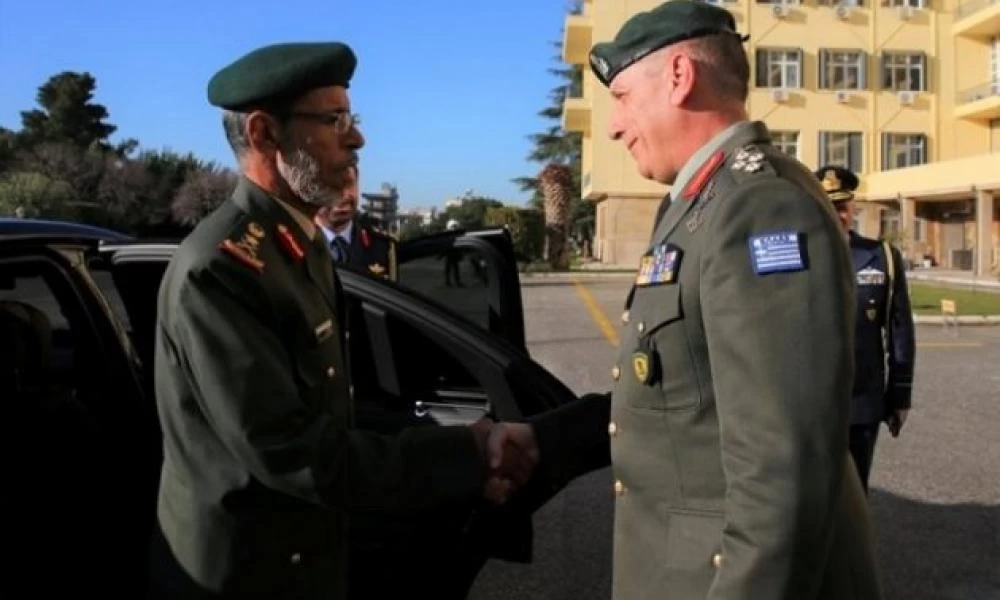 Στη Σούδα ο Αρχηγός ΓΕΕΘΑ των Αραβικών Εμιράτων - Συνάντηση με Φλώρο